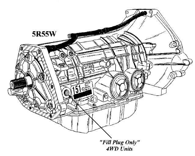 2007 Sport Trac Trans  No Dipstick