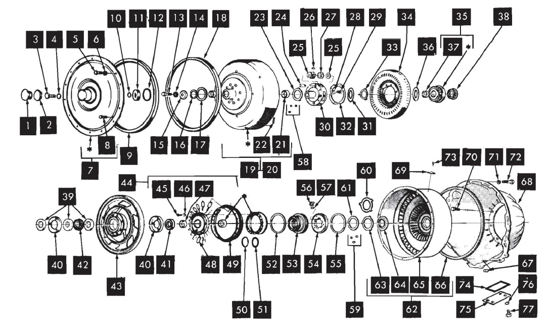 thumbnail image 2 of Buick Dynaflow High Accumulator Shaft Control Valve Seal 1955-1963 – CT Solutions 1166026, USA Made 2 of 4